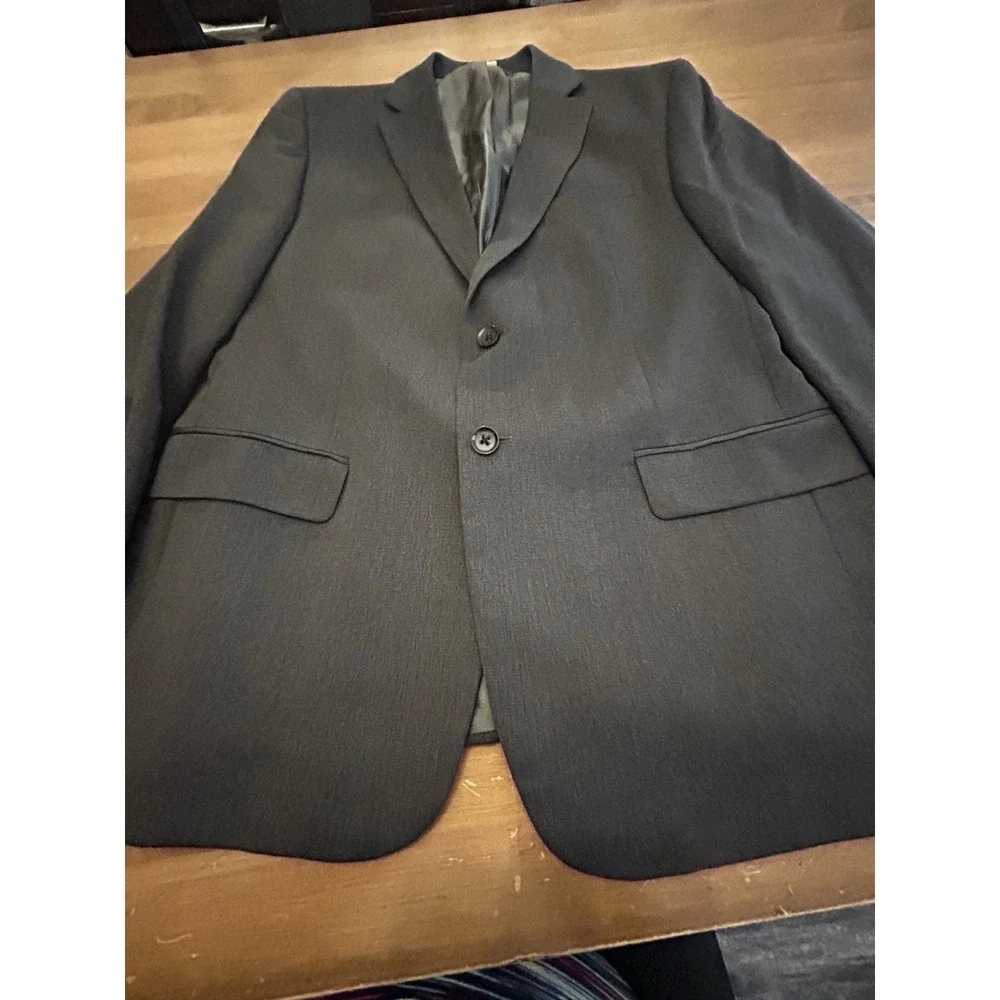Banana Republic Lanificio Fabric Gray Blazer Sport Coat Mens 42L Wool Modern Fit